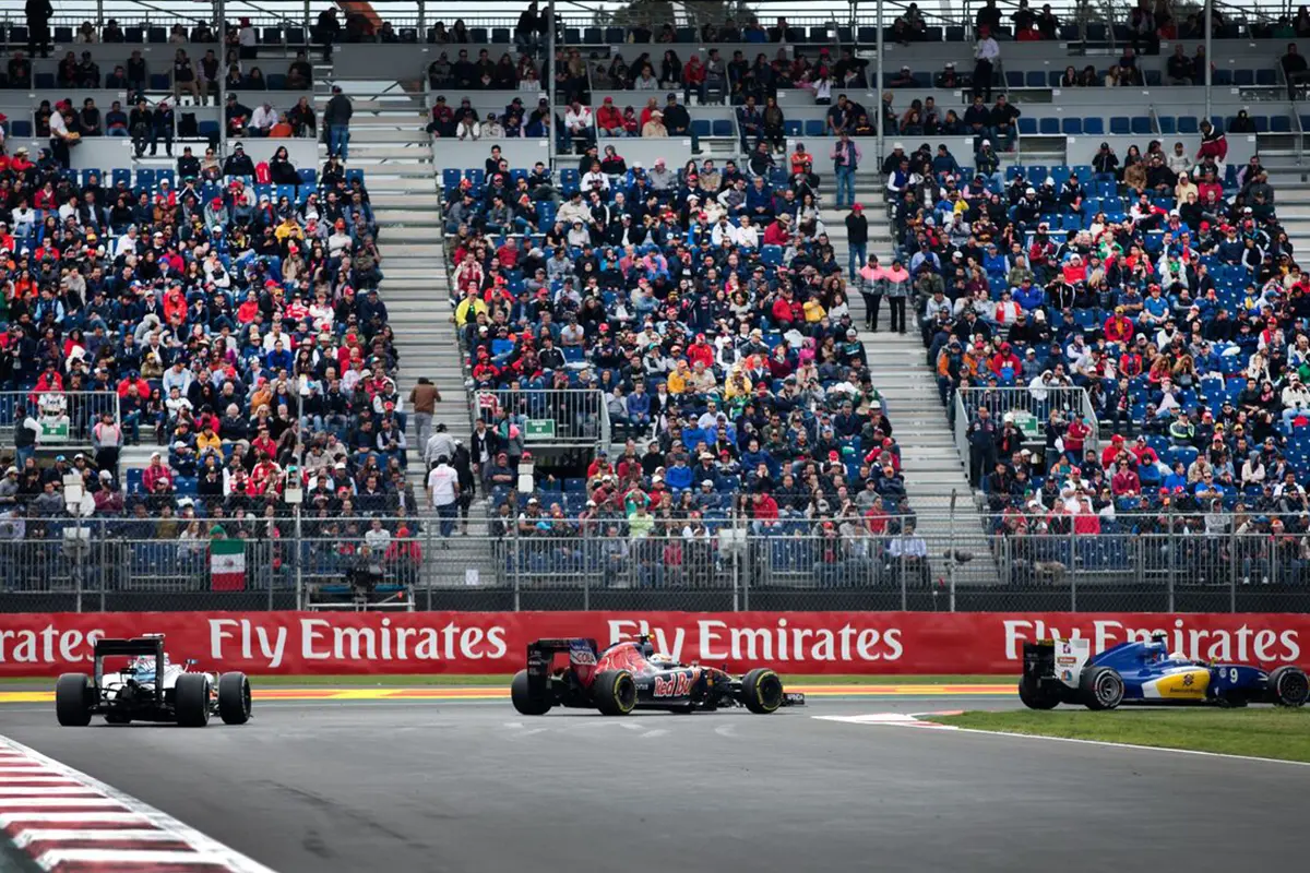 Silver grandstand view